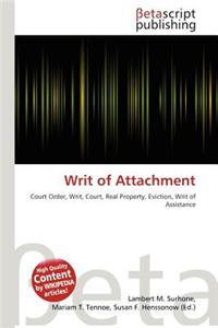 Writ of Attachment
