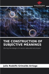 The Construction of Subjective Meanings