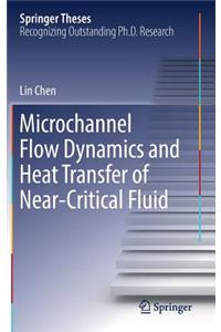 Microchannel Flow Dynamics and Heat Transfer of Near-Critical Fluid