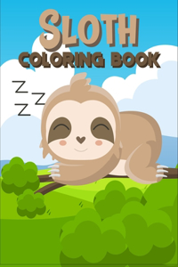 Sloth Coloring Book
