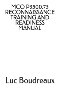 McO P3500.73 Reconnaissance Training and Readiness Manual