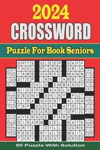 2024 Crossword Puzzle Book For Seniors