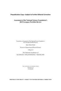 Assessment of the National Science Foundation's 2015 Geospace Portfolio Review