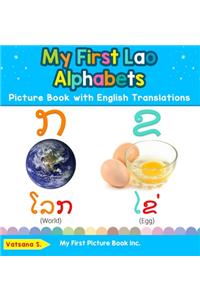 My First Lao Alphabets Picture Book with English Translations