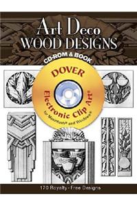 Art Deco Wood Designs CD-ROM & Book