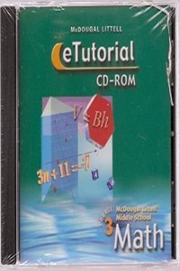 McDougal Littell Middle School Math: Etutorial CD-ROM Course 3