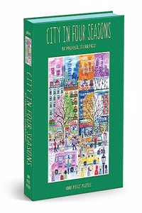 Michael Storrings City in Four Seasons 1000 Piece Book Puzzle