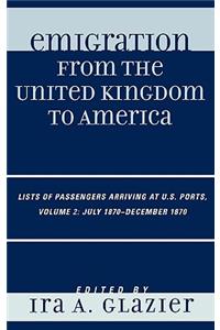 Emigration from the United Kingdom to America