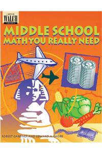 Middle School Math You Really Need