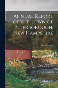 Annual Report of the Town of Peterborough, New Hampshire; 1941