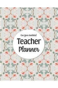 One Year Undated Teacher Planner