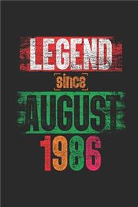 Legend Since August 1986