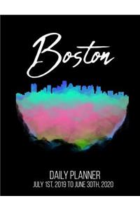 Boston Daily Planner July 1st, 2019 to June 30th, 2020
