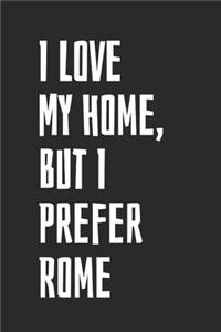 I Love My Home, But I Prefer Rome