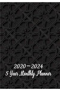 2020-2024 5 Year Monthly Planner