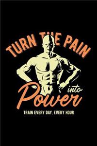 Turn the Pain Into Power - Train Everyday, Every Hour