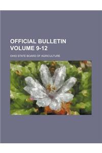 Official Bulletin Volume 9-12