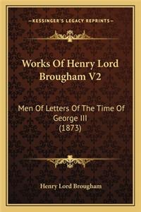 Works Of Henry Lord Brougham V2
