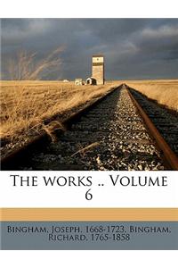 works .. Volume 6