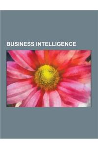 Business Intelligence: Data Warehouse, Microstrategy, SAS, Resource-Based View, Predictive Analytics, Competitive Intelligence, Context Analy