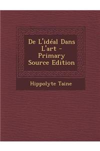de L'Ideal Dans L'Art