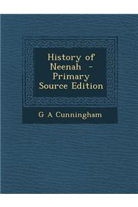 History of Neenah