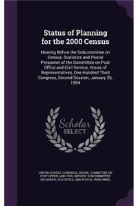 Status of Planning for the 2000 Census