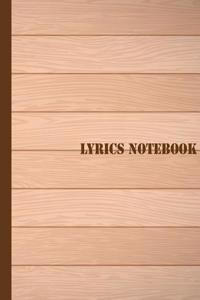 Lyrics Notebook: 8.5 X 11 Song Writing Notebook (Large Print) 104 Pages - Lined/Ruled Paper Journal for Writing - For Music Lover, Stud