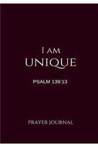 I Am Unique Prayer Journal