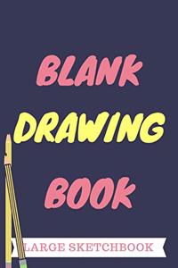 BLANK Sketchbook 150 Pages, 8.5 x 11 Large Sketchbook Blank (Drawing Book)