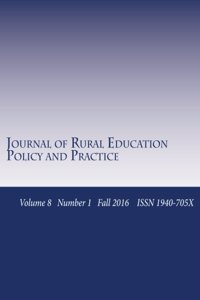 Journal of Rural Education Policy and Practice: Volume 8