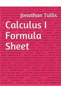 Calculus I Formula Sheet