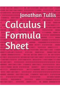 Calculus I Formula Sheet