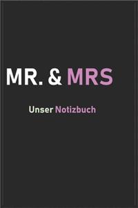Notizbuch Mr. & Mrs.