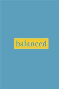 Balanced journal