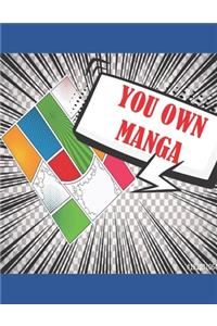 Professional Blank Comic, Have Your Own Professiona Manga, Over 50 Page Without Any Additional Annoying Writing in It.