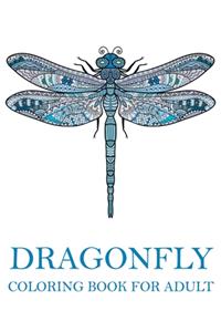 dragonfly coloring books for adult