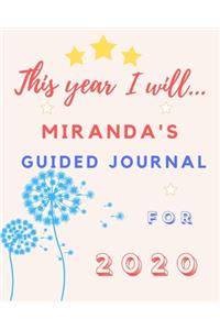 This Year I Will Miranda's 2020 Guided Journal