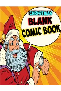 Christmas Blank Comic Book