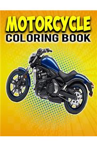 Motorcycle Coloring Book