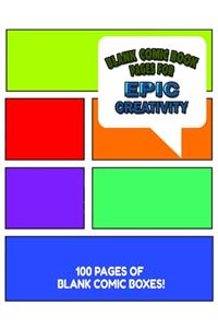 Blank Comic Book Pages For Epic Creativity