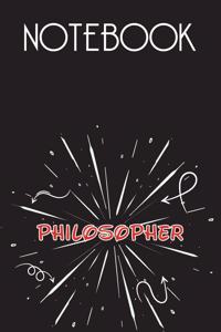 PHILOSOPHER Notebook, Simple Design