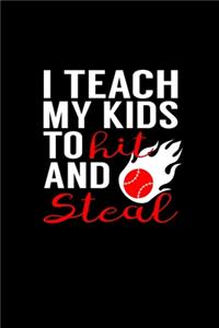 I Teach My Kids To Hit And Steal
