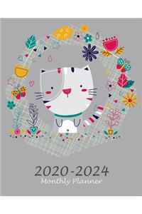 2020-2024 Monthly Planner