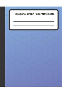 Hexagonal Graph Paper Notebook