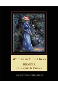 Woman in Blue Dress