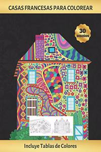 Casas Francesas Para Colorear