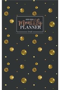 Monthly Small Planner 2020-2024