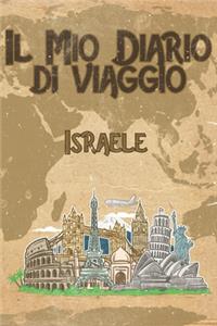 Il mio diario di viaggio Israele: 6x9 Diario di viaggio I Taccuino con liste di controllo da compilare I Un regalo perfetto per il tuo viaggio in Israele e per ogni viaggiatore