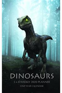Dinosaurs 5 x 8 Weekly 2020 Planner